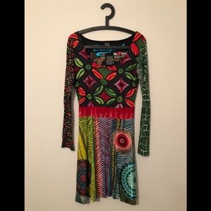 Desigual Embellished Dress - Size M